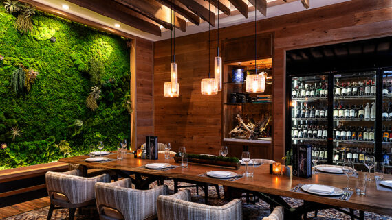 The social event zone at Drift in Opal Grand Resort & Spa.