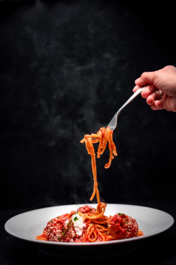 spaghetti and meatballs